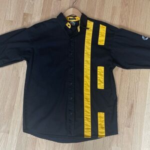 Vintage Asphalt Cowboy Button Down Shirt Size Large in Excellent Condition